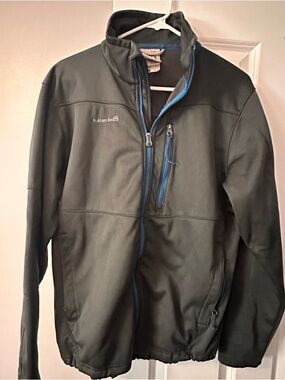 Avalanche Men’s Black Jacket with Blue Trim